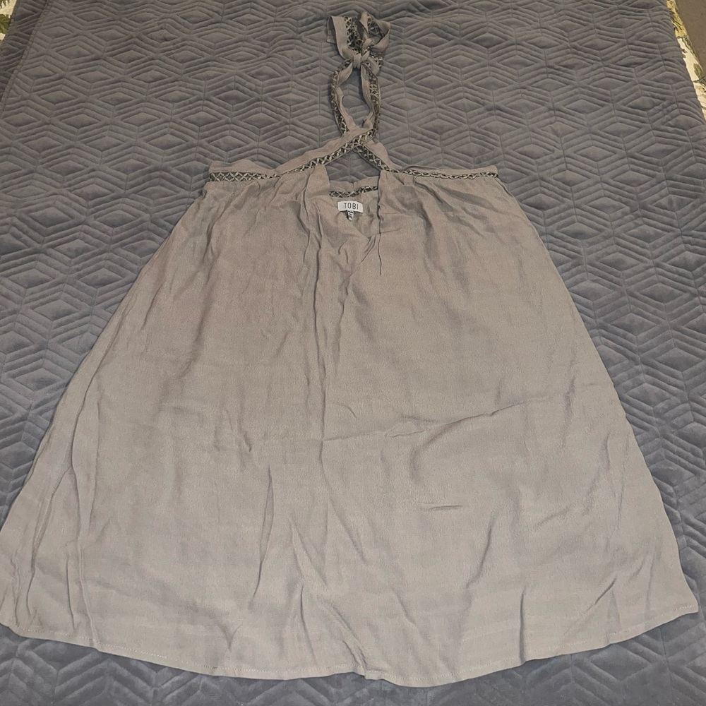 NWT Tobi Halter Mini Dress! Perfect for vacation or wedding guest dress!